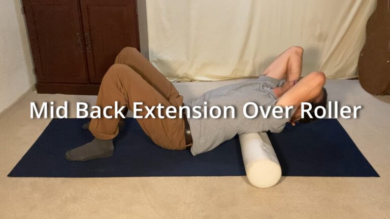 Mid Back Extension Over Roller